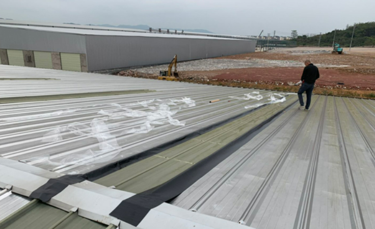 宁海厂房屋面防水维修案例